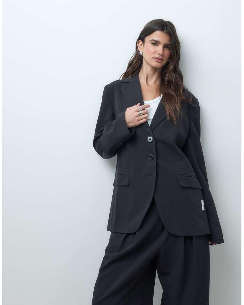 Collusion Blue Oversized Blazer