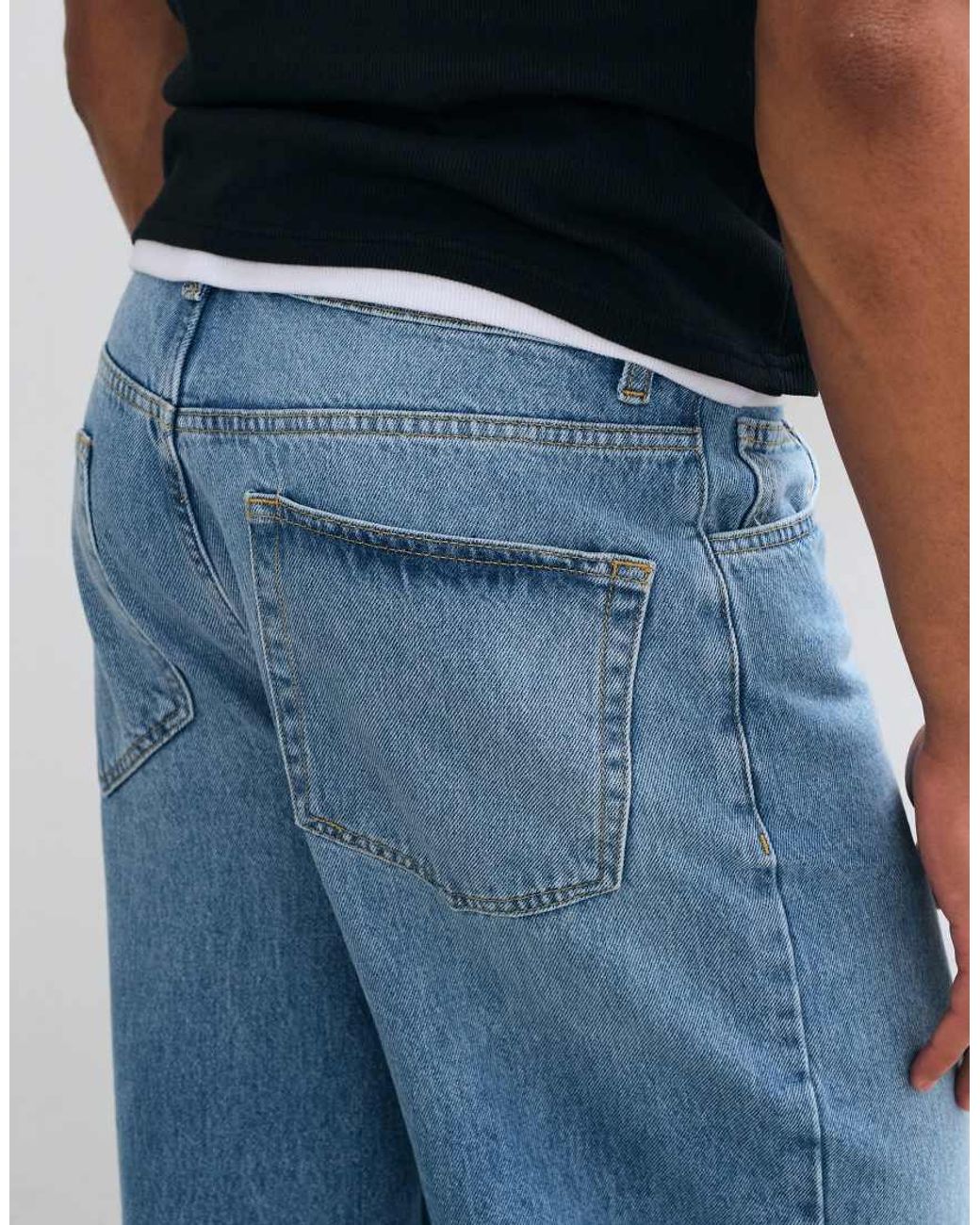 ASOS Blue baggy Jeans for men