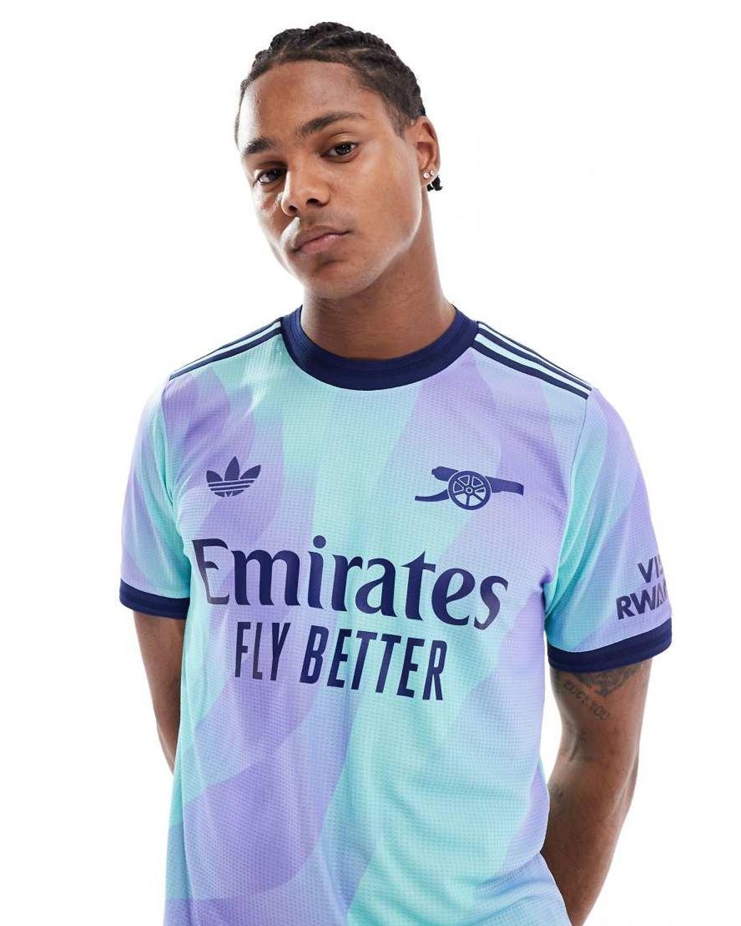 adidas Originals Adidas Football Arsenal 24 25 Third Authentic Jersey in Blue for Men Lyst UK