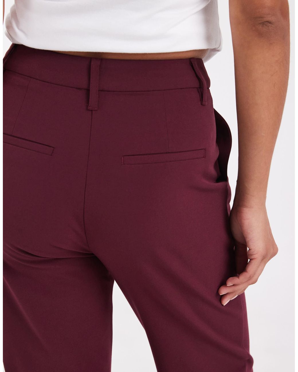 ASOS Red Tailo Snatch Flare