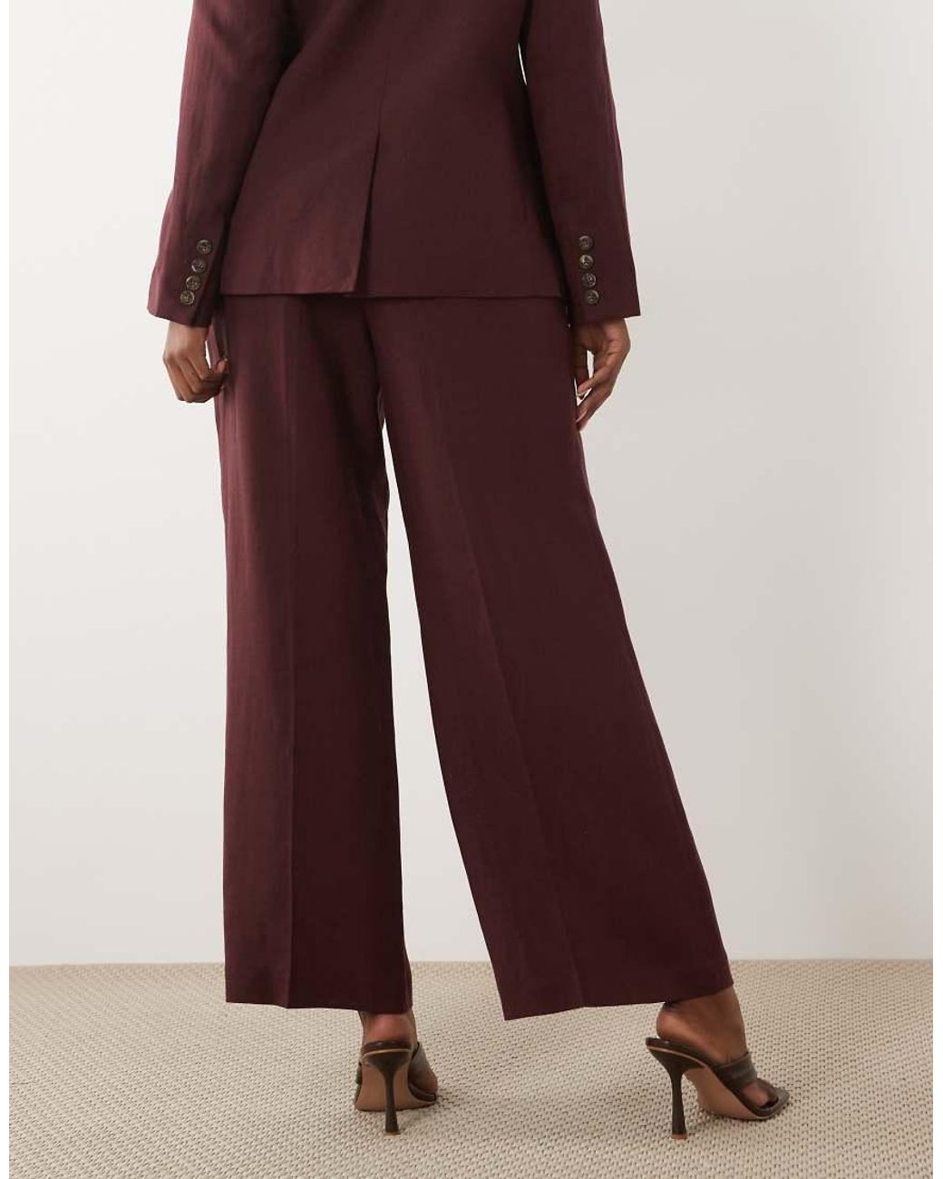 Nobody's Child Tailored Wide Leg Pants