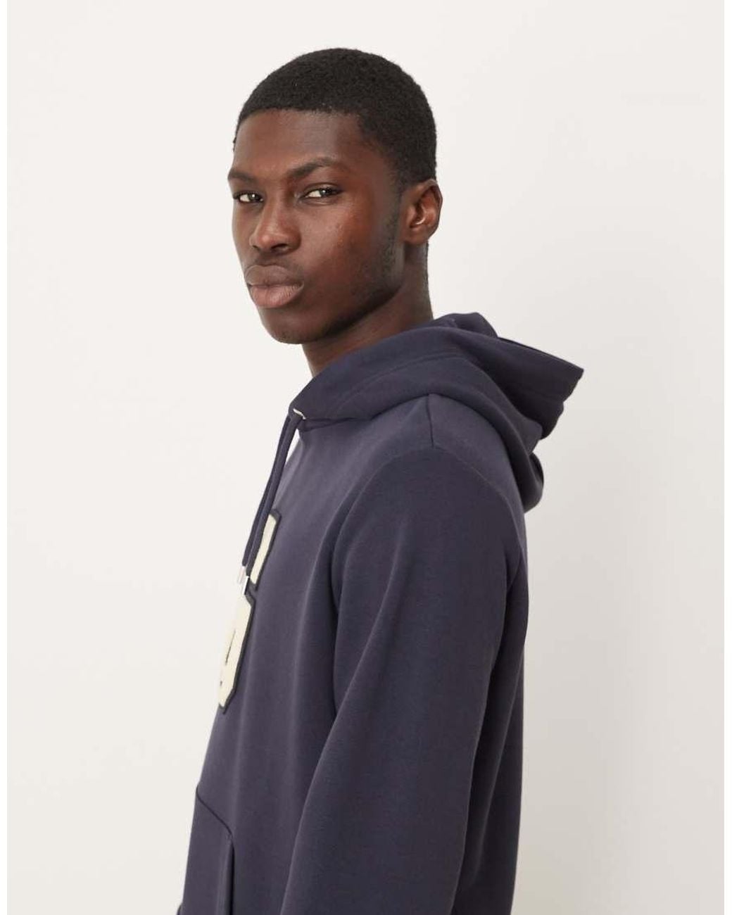 Gant Blue Varsity G Logo Hoodie for men