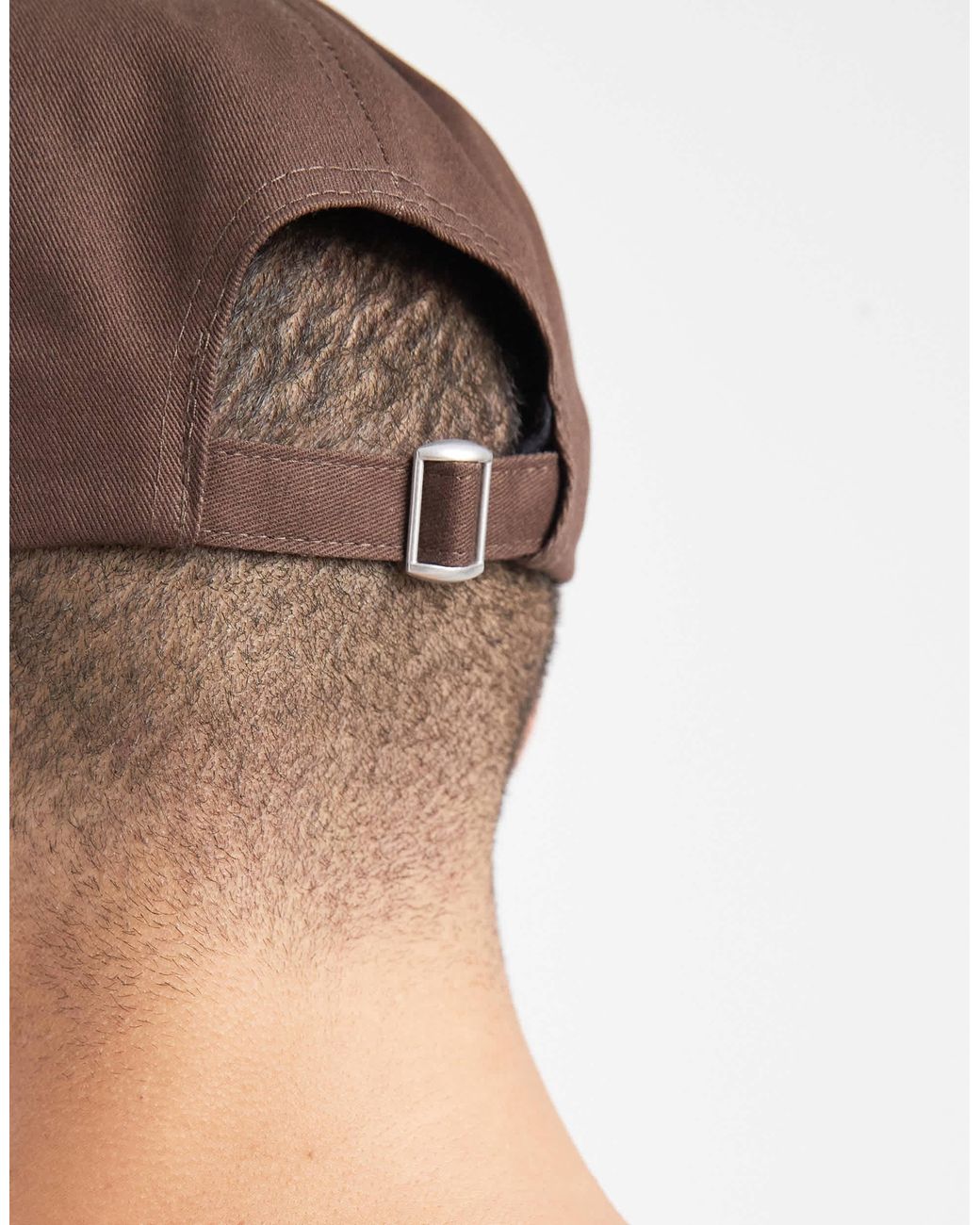 ASOS – braune baseballkappe in Gray für Herren