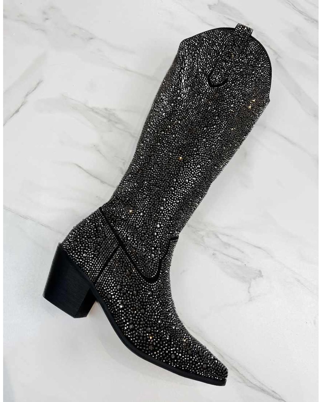 GIA STUDIOS Black Cowboy Boots