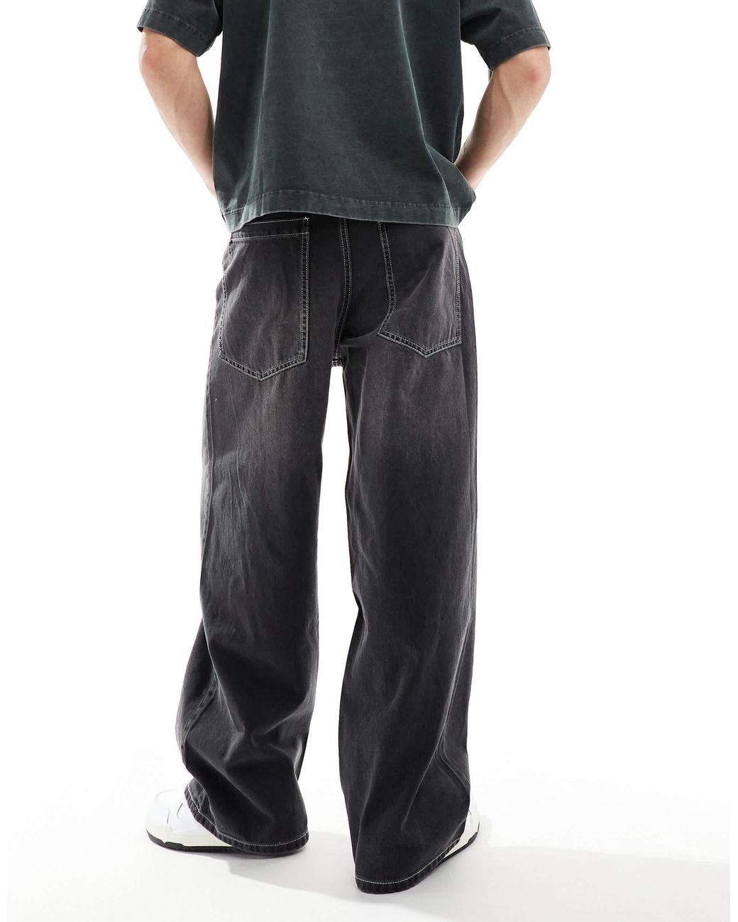 bershka-Black-Super-baggy-