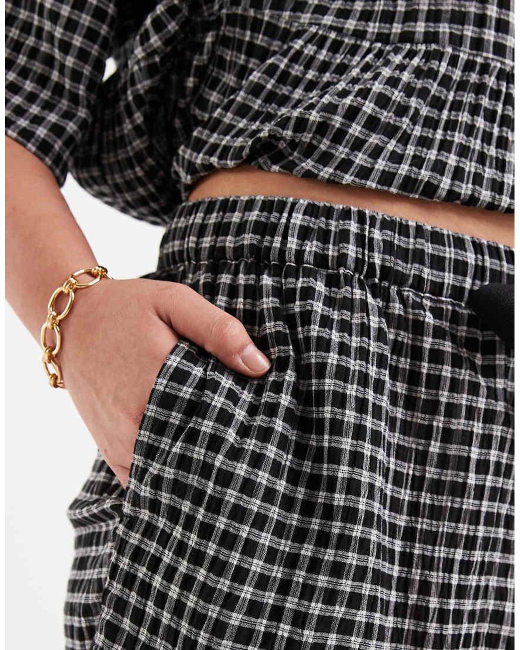 ASOS Multicolor Asos Design Curve Tie Waist Pocket Detail Shorts