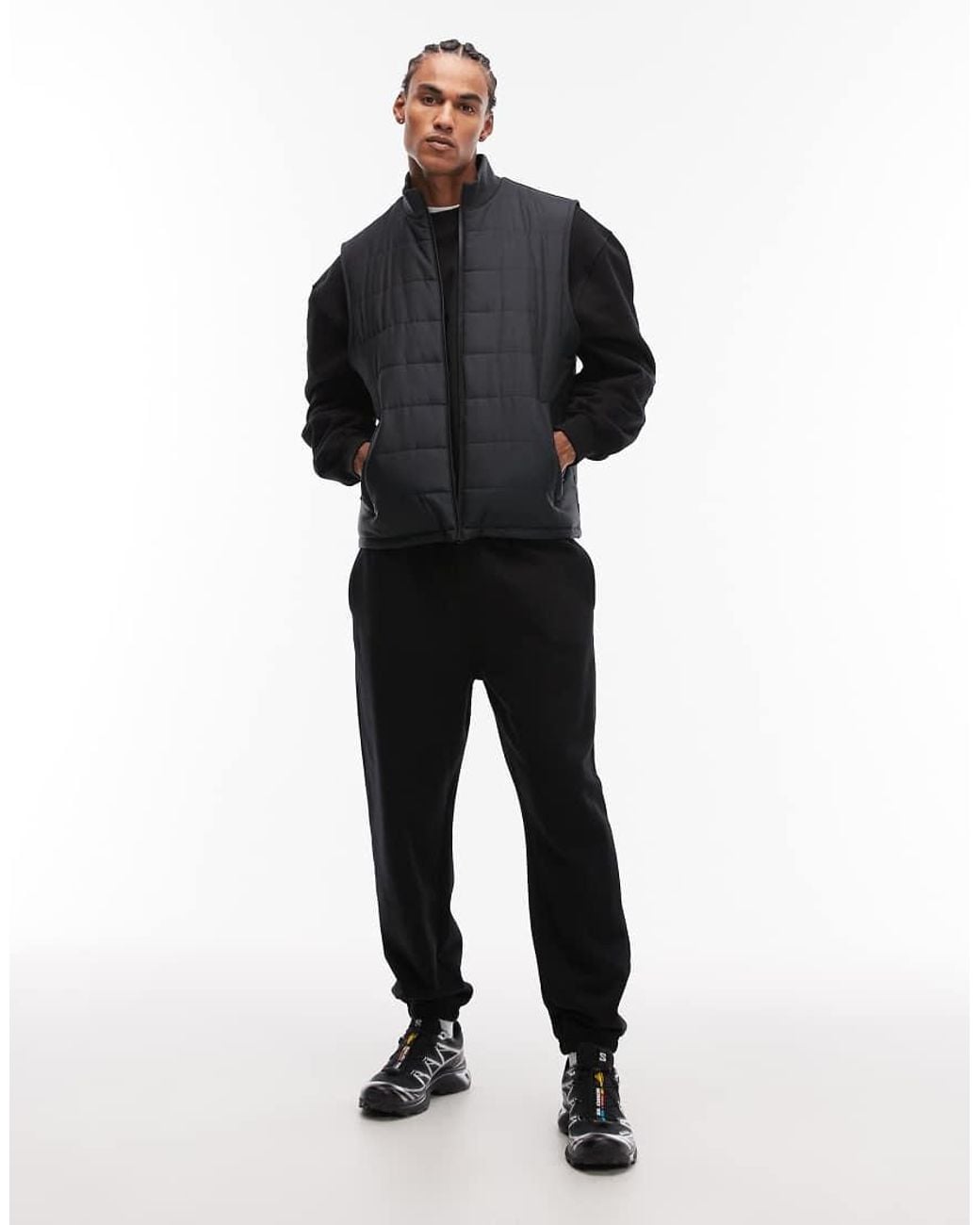 ASOS Blue Peakmaxtm Quilted Gilet for men