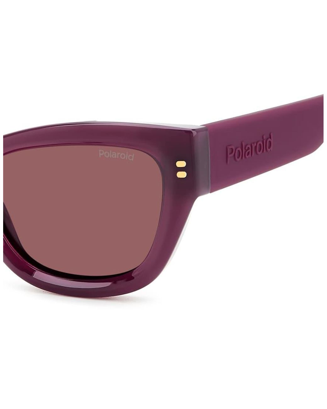 Polaroid Sunglasses Purple Cat Eye Sunglasses With Polarized Lenses