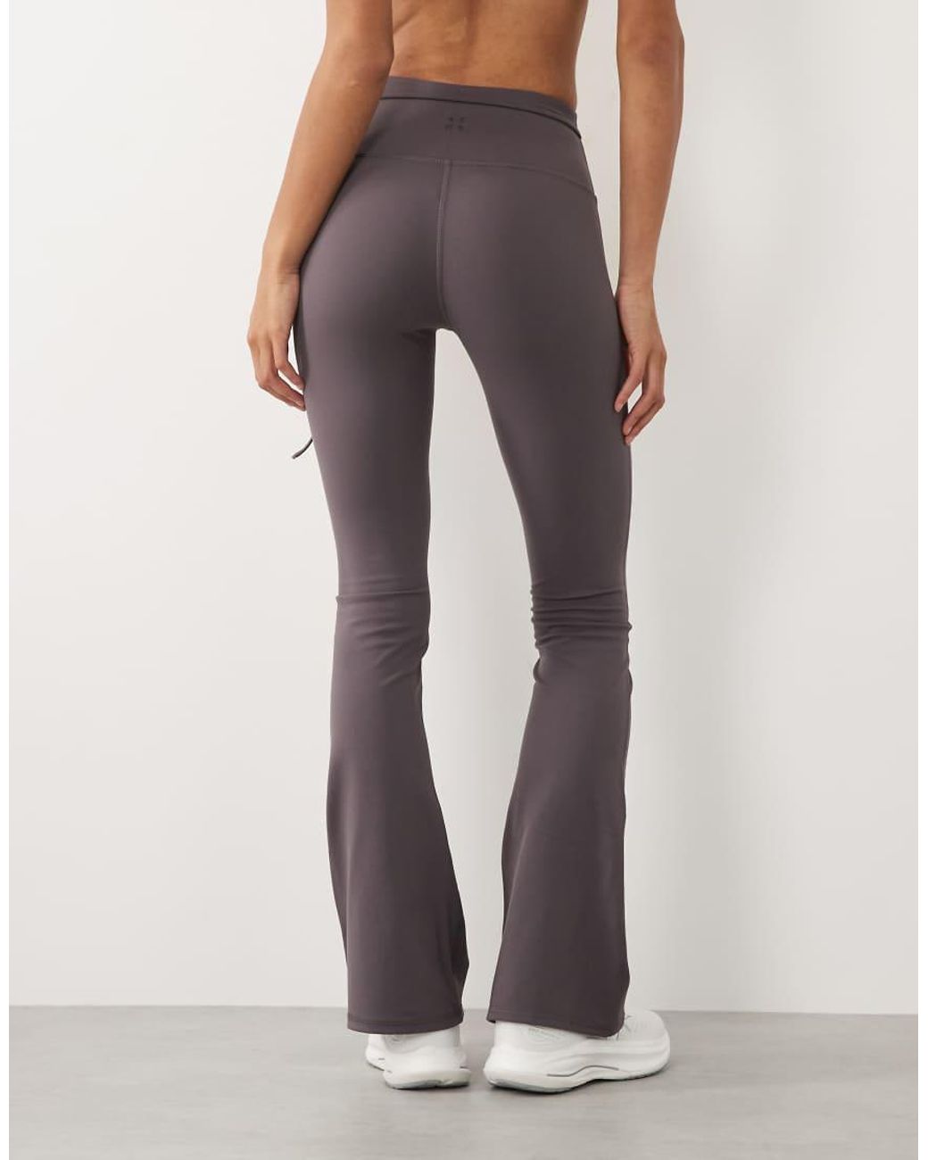 4505 Natural Soft Touch Kick Flare Yoga Legging With Tie Waist Detail