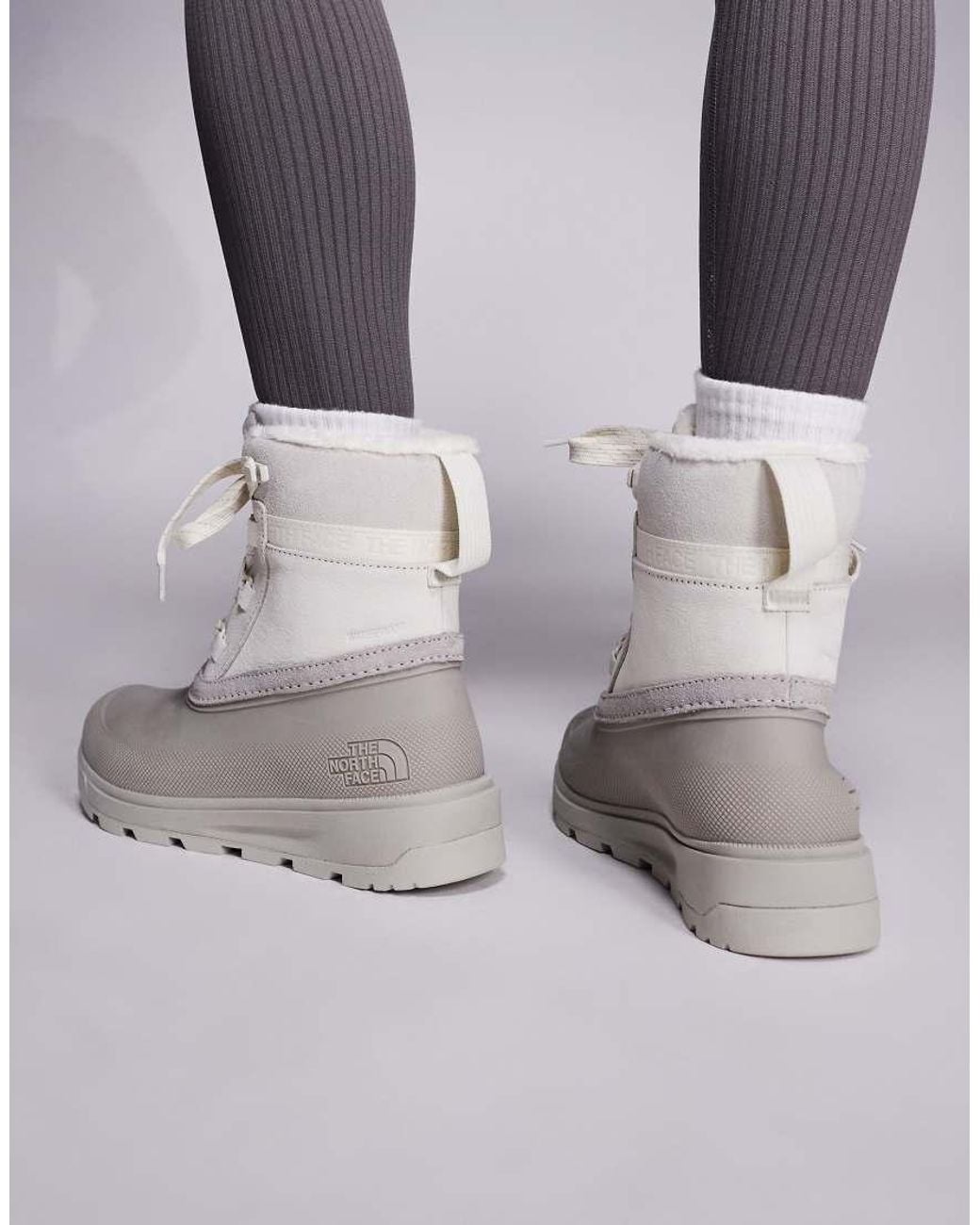 The North Face Gray Shellista V Lace Waterproof Boots