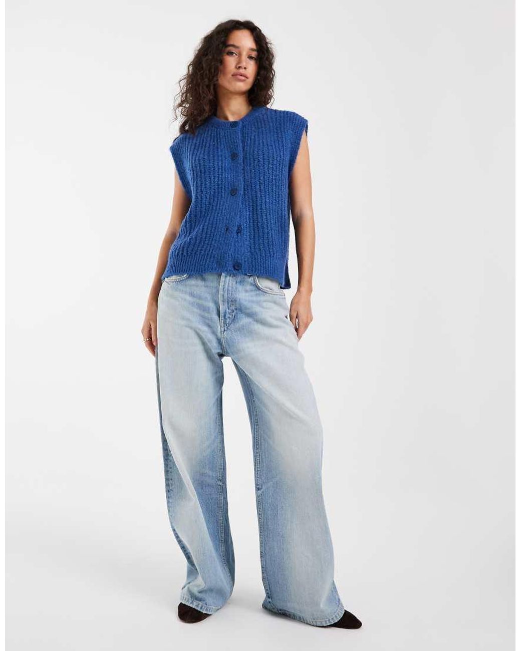 ASOS Blue Knitted Vest