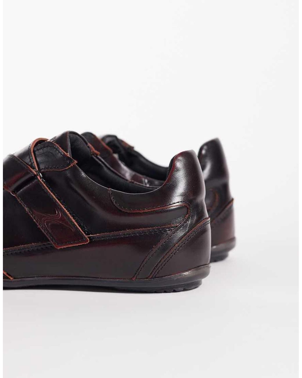 Bronx Black Tyl-aa Leather Trainers
