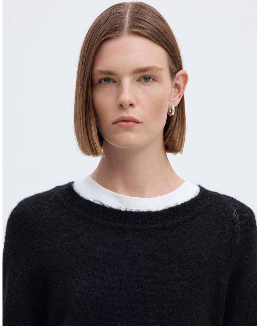 SELECTED Black Pullover