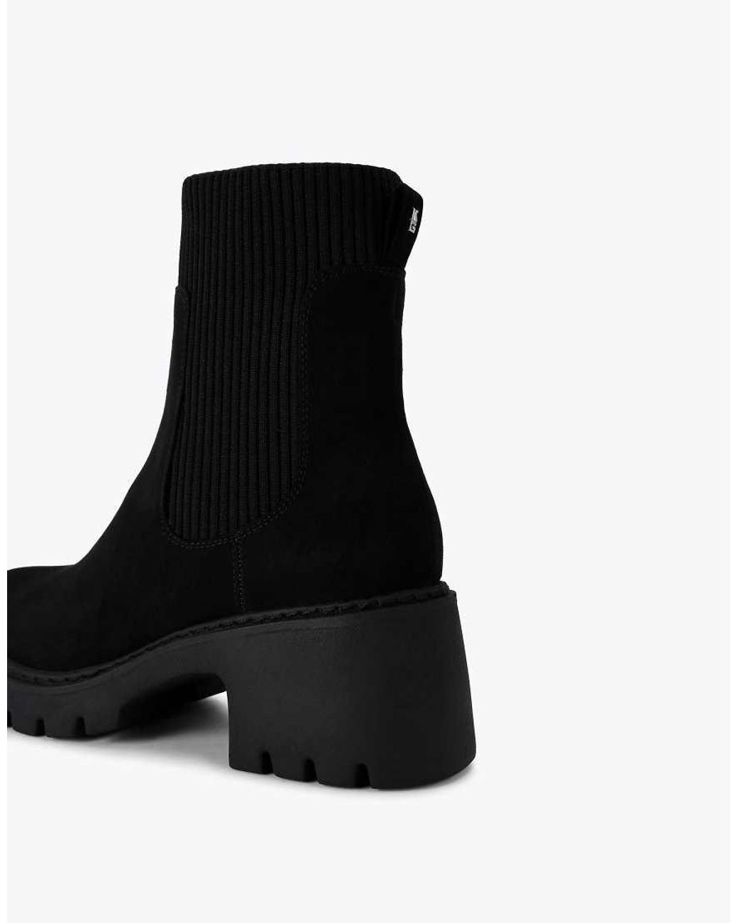 KG by Kurt Geiger Blue Tess Mid Ankle Boots
