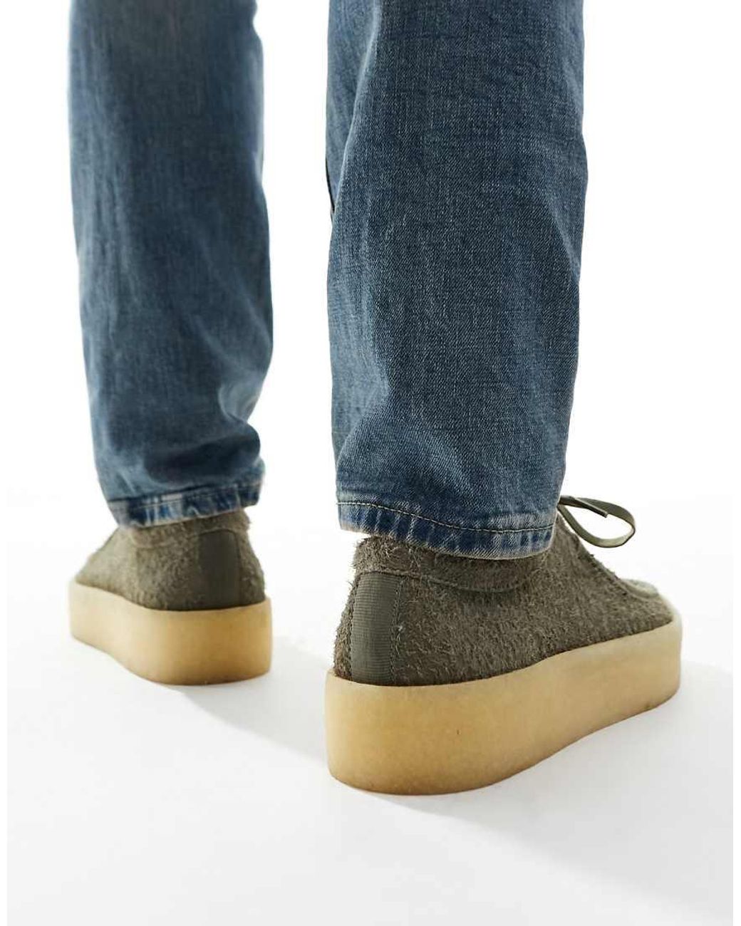 Clarks Blue Wallabee Cupsole Shoes for men