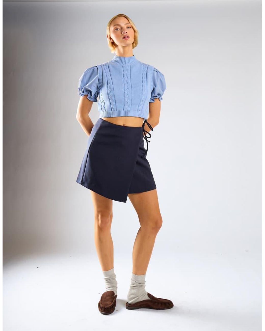 Glamorous Blue Mini Skirts