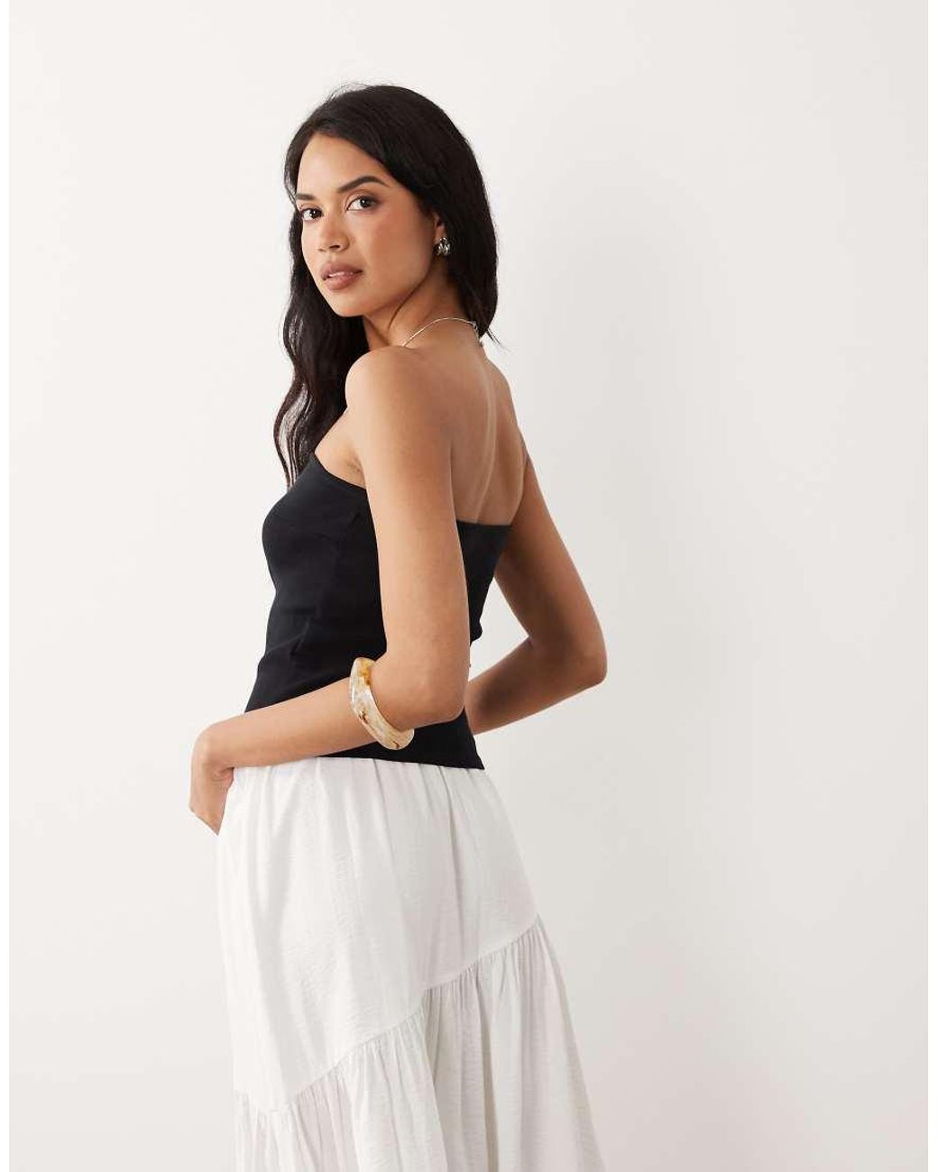 Gina Tricot Black Super Stretch Tube Top