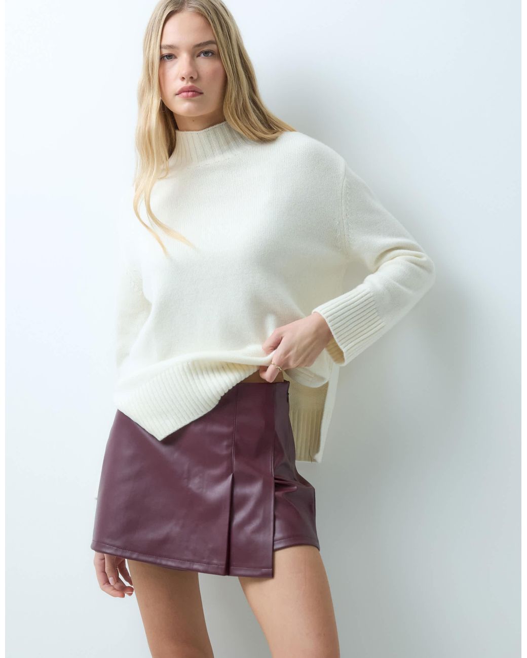 Vila White Mini-skort