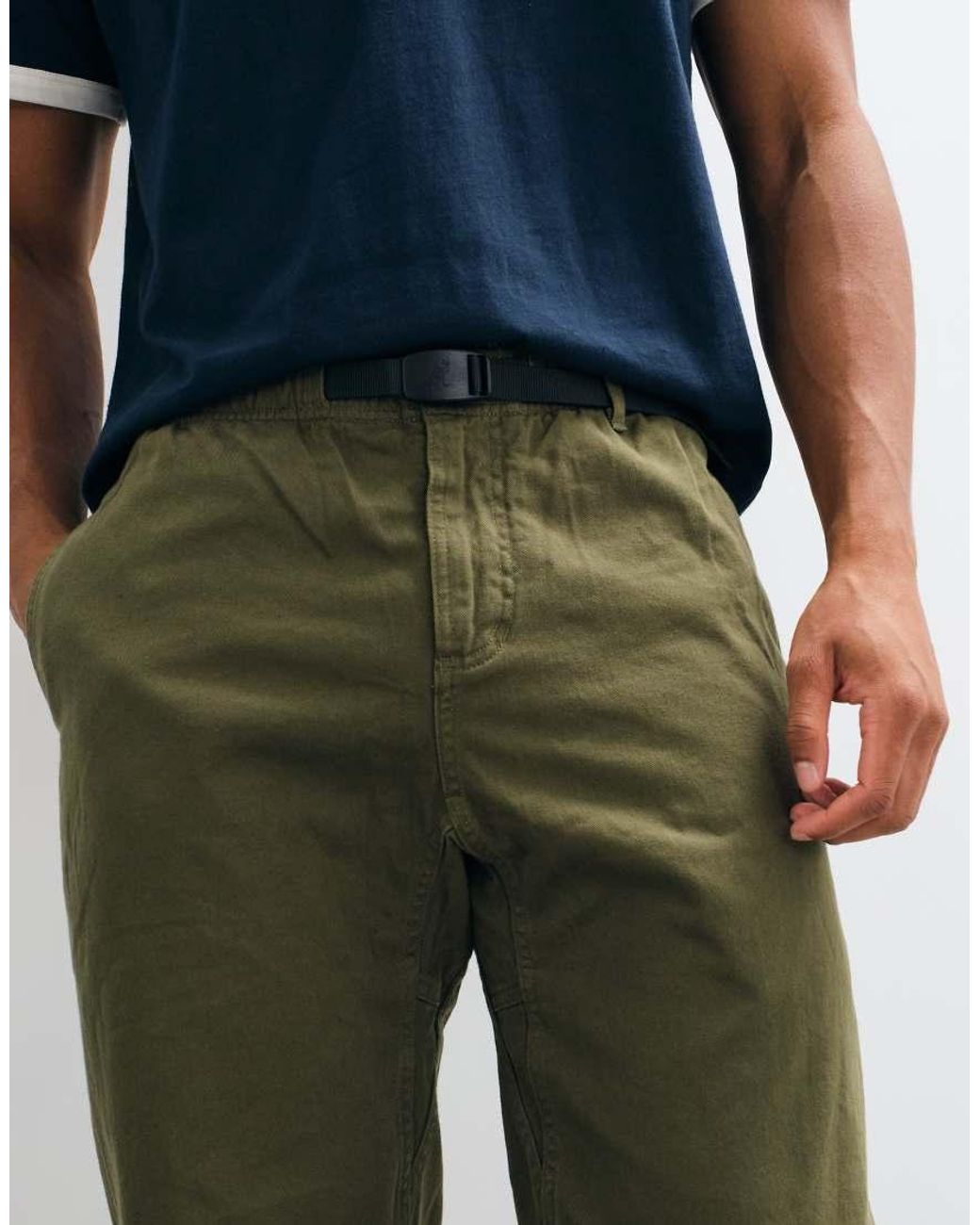 Gramicci Blue G-pant Tapered Trousers for men