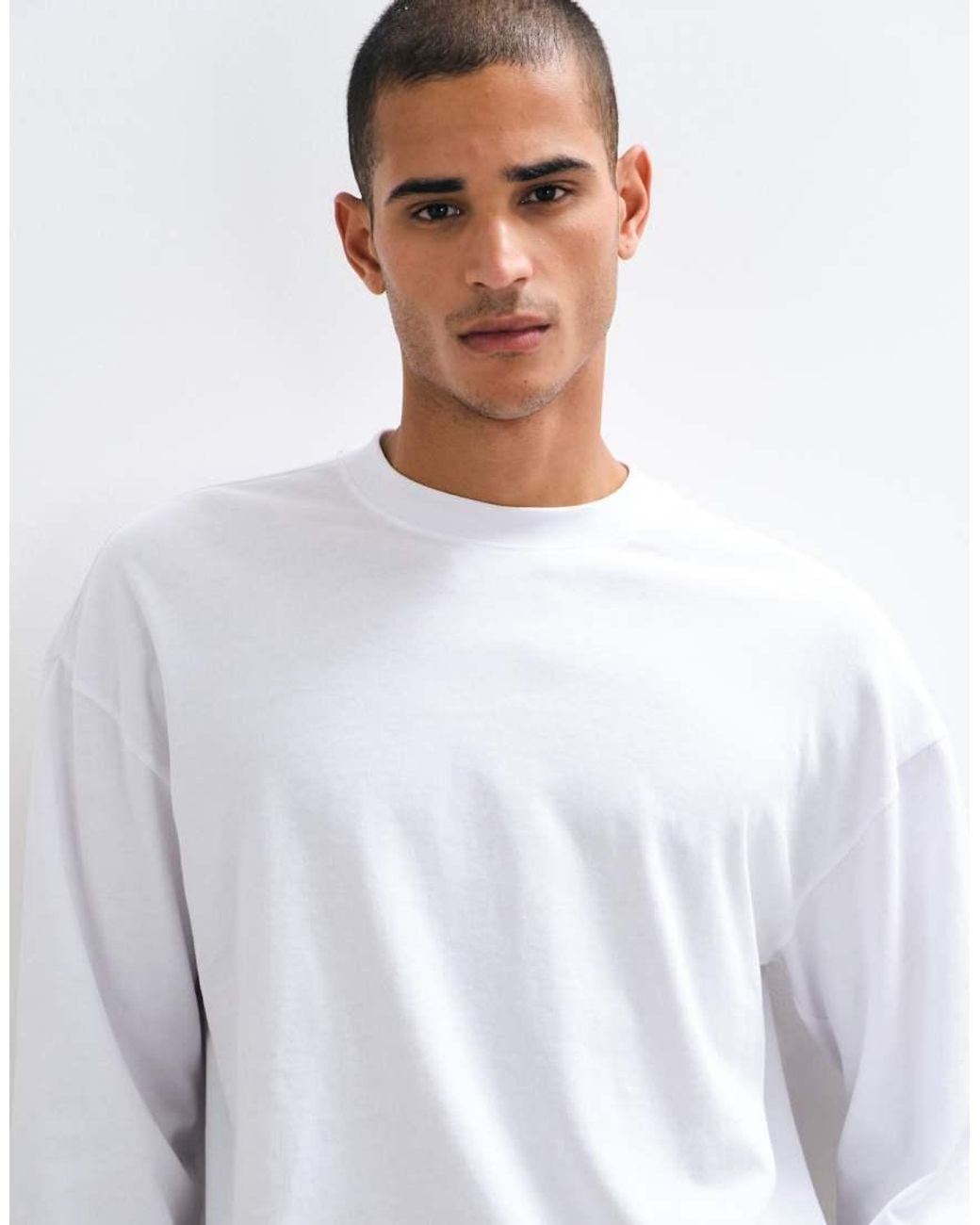ASOS White Essentials Wide Leg Trackies-green for men