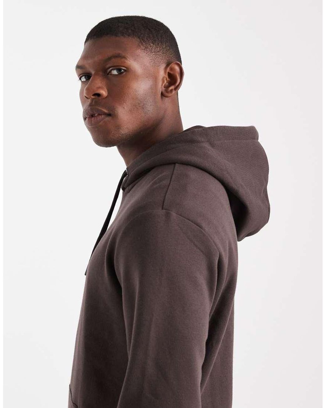 Only & Sons Brown Slim Fit Hoodie for men