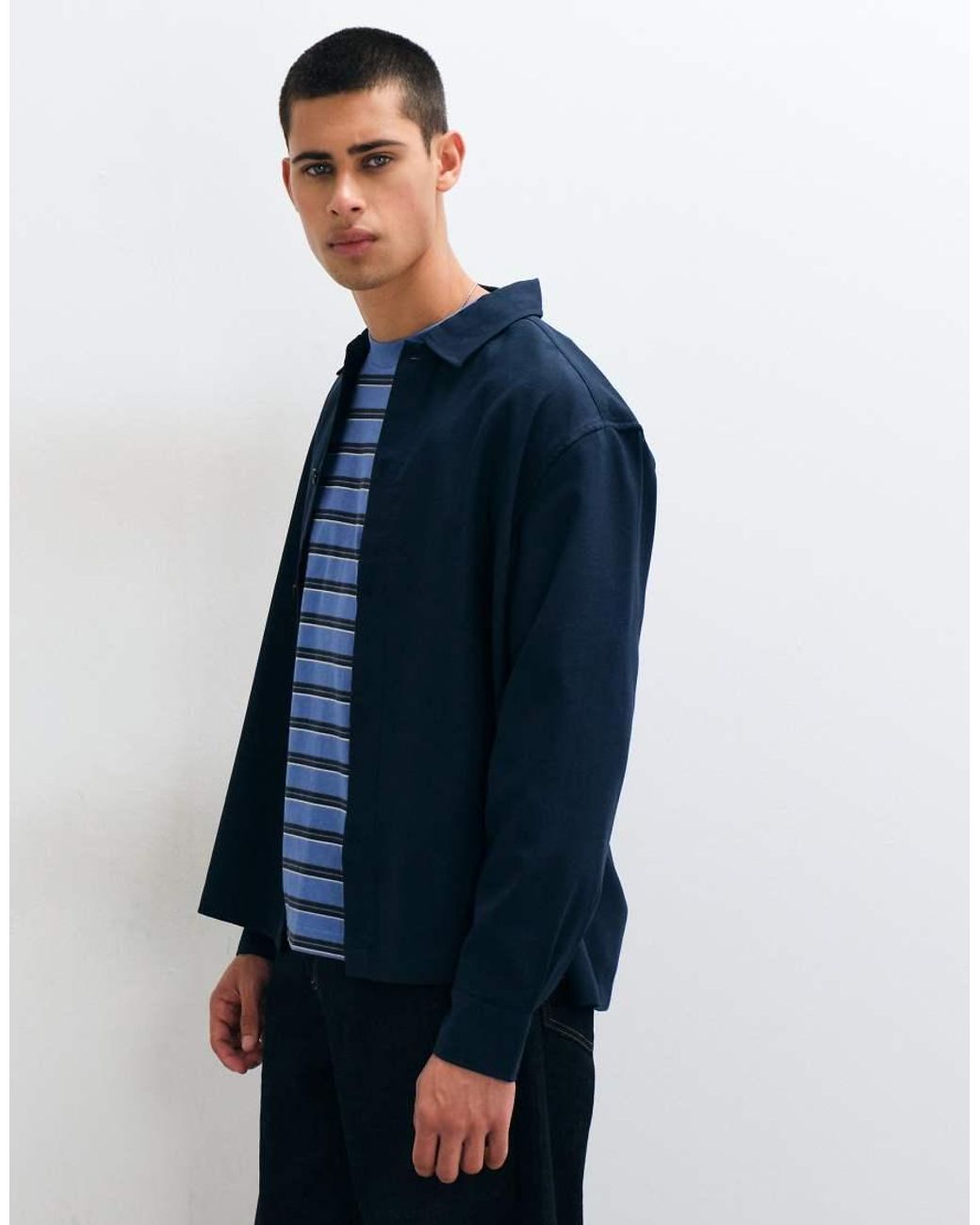Only & Sons Blue Relaxed Fit Shirt for men
