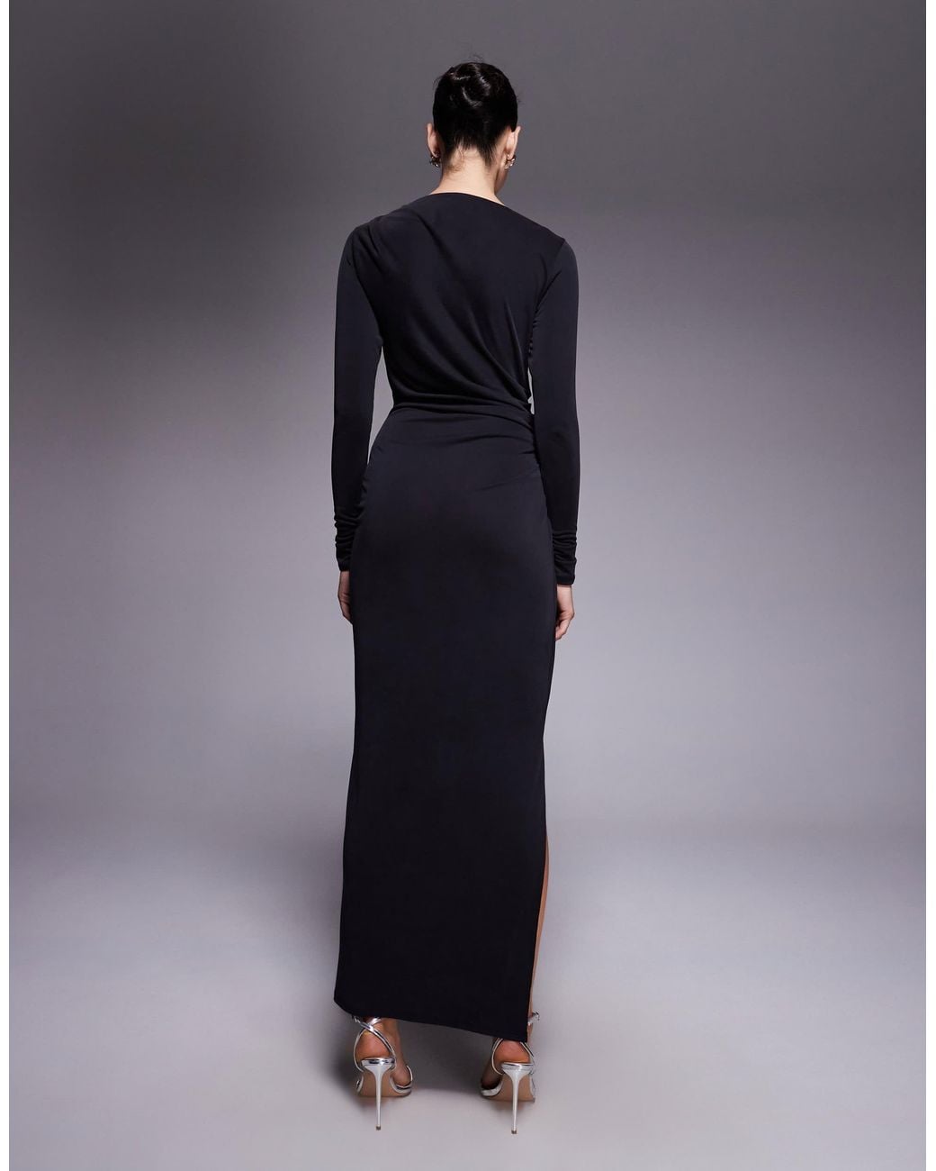 chinese dress ladies Amani Modest Embellished Sequin Maxi Dress