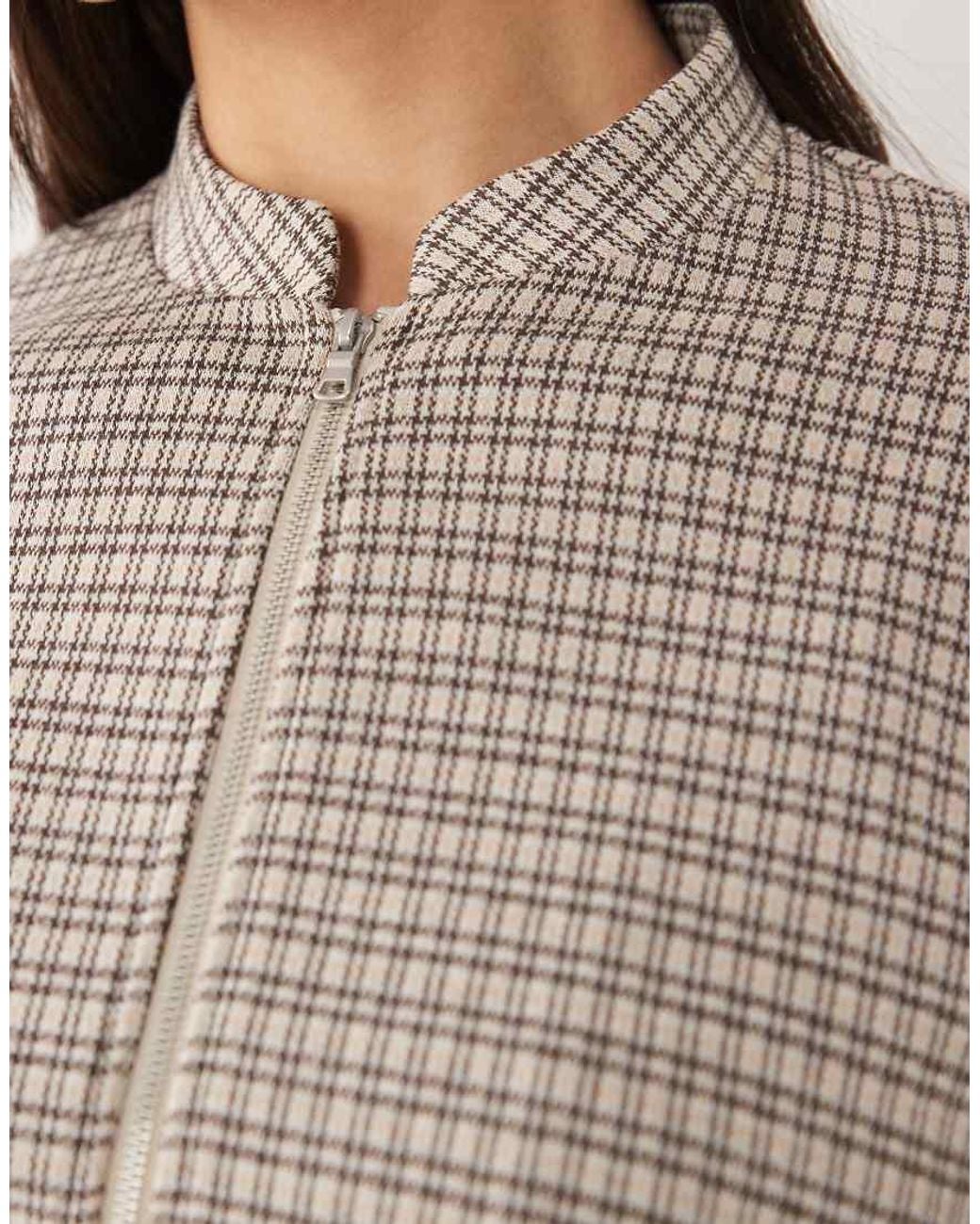 ASOS Natural Mix & Match Brushed Jacket