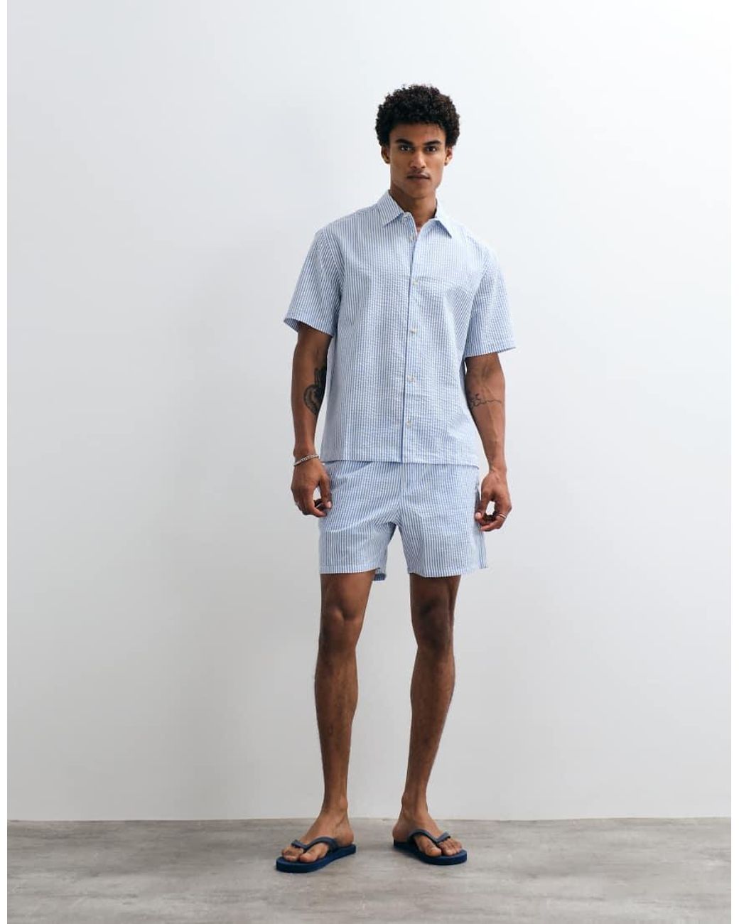 Camicia Comoda di ASOS in Blue da Uomo