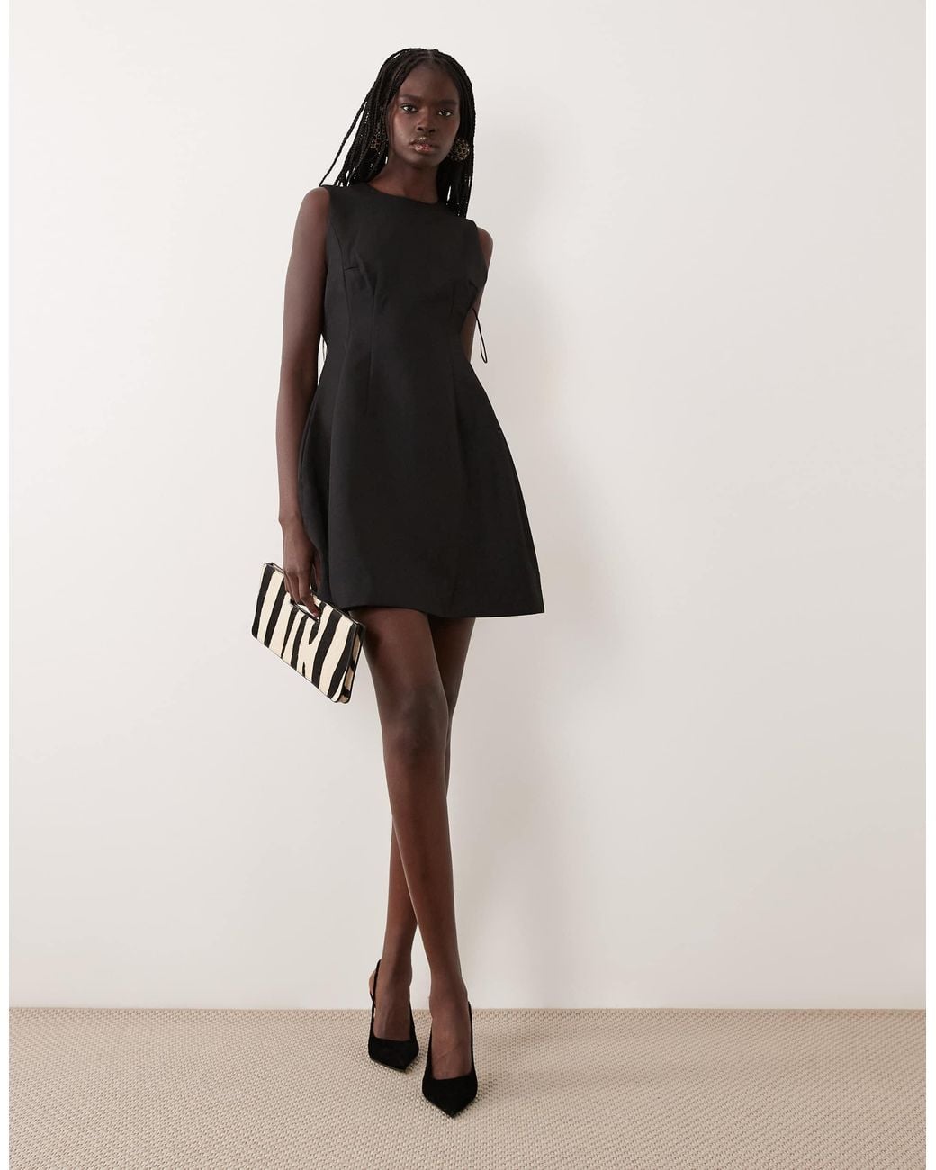 Aware Natural Sleevless O-Neck Mini Dress