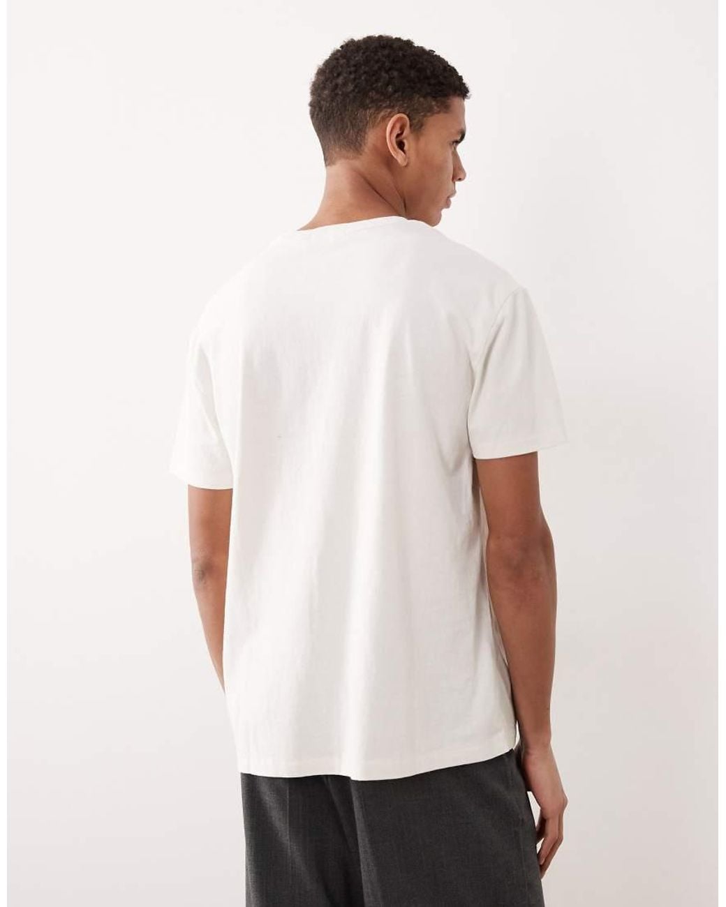 Polo Ralph Lauren White Hudson Valley Print Custom Fit T-shirt for men
