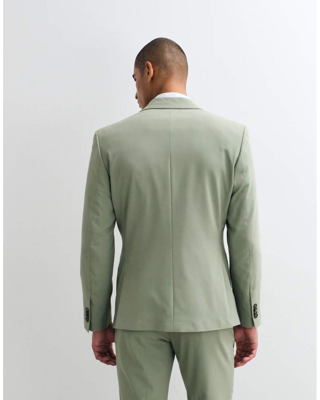 ASOS Green Slim Suit Blazer for men