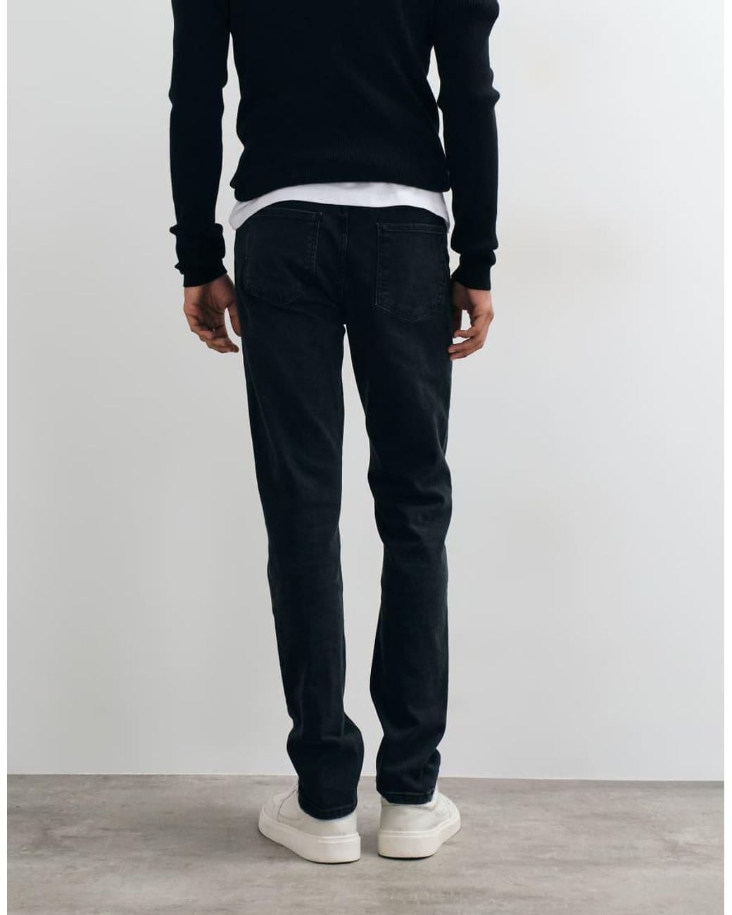 Mango Black Patrick Slim Fit Jean for men