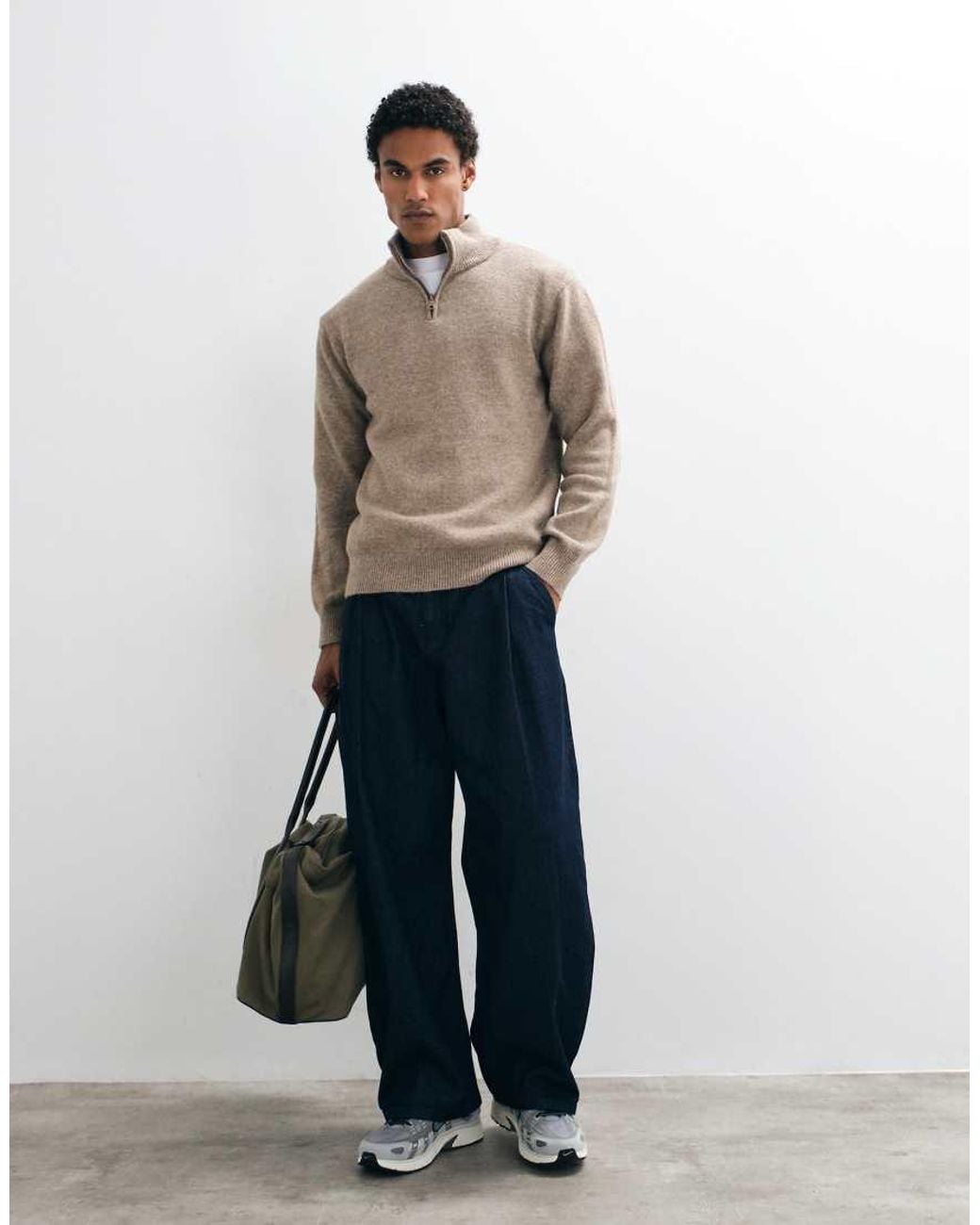 Regatta Natural Edmonton Half Zip Jumper for men