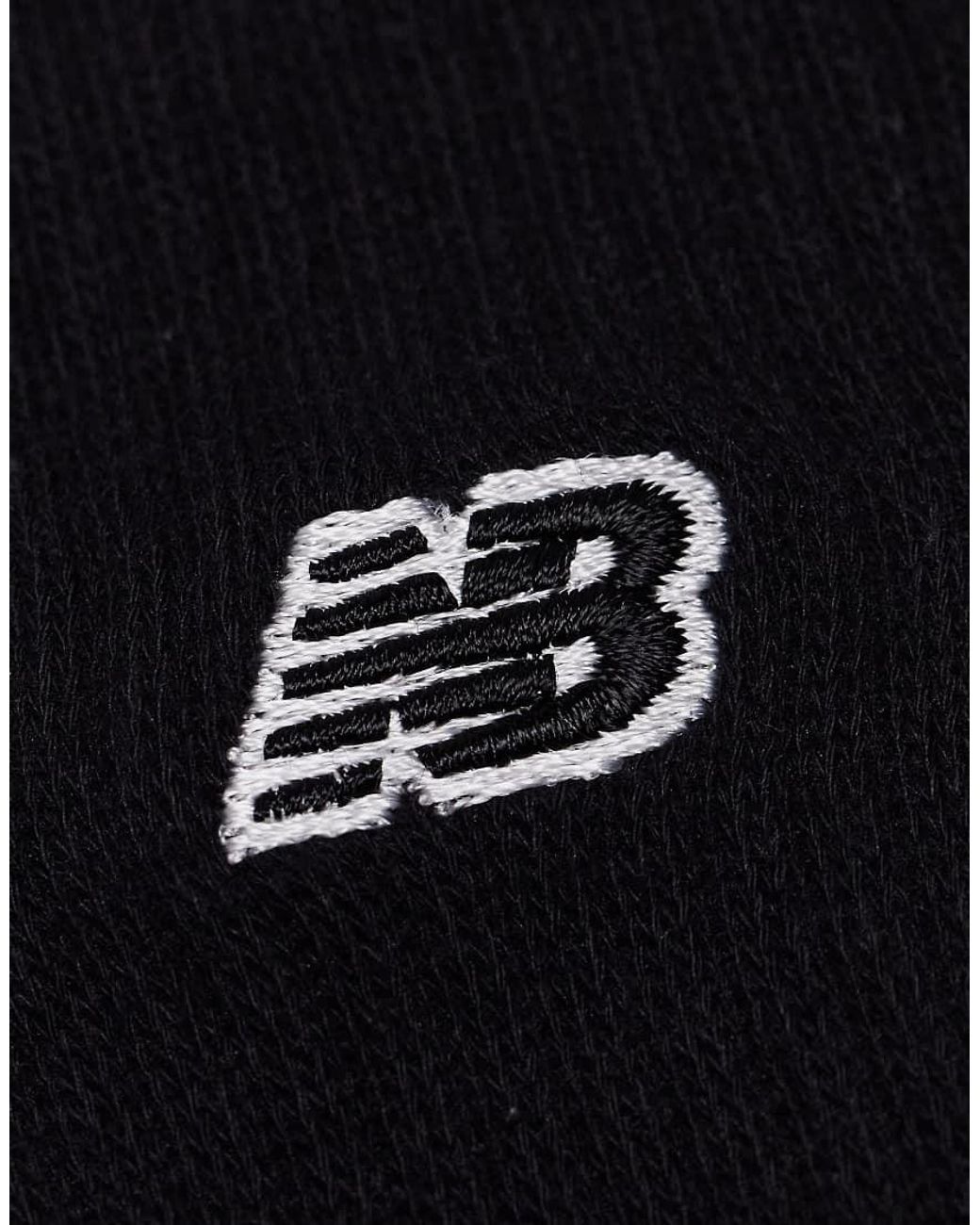 New Balance Black Embroidered Logo Crew Socks 3 Pack for men