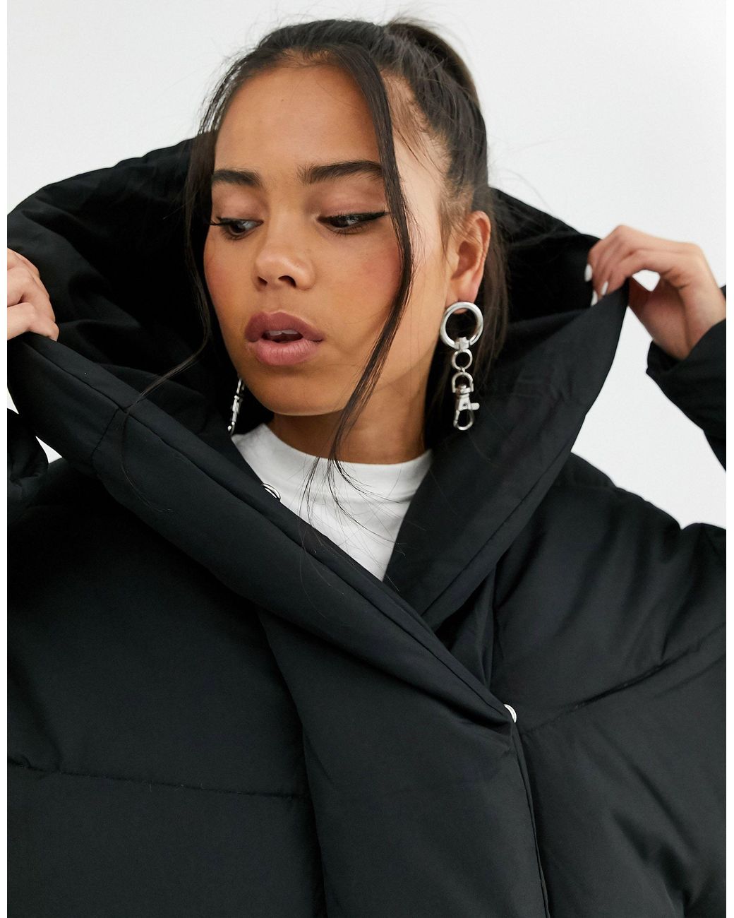 Bershka longline puffer new arrivals
