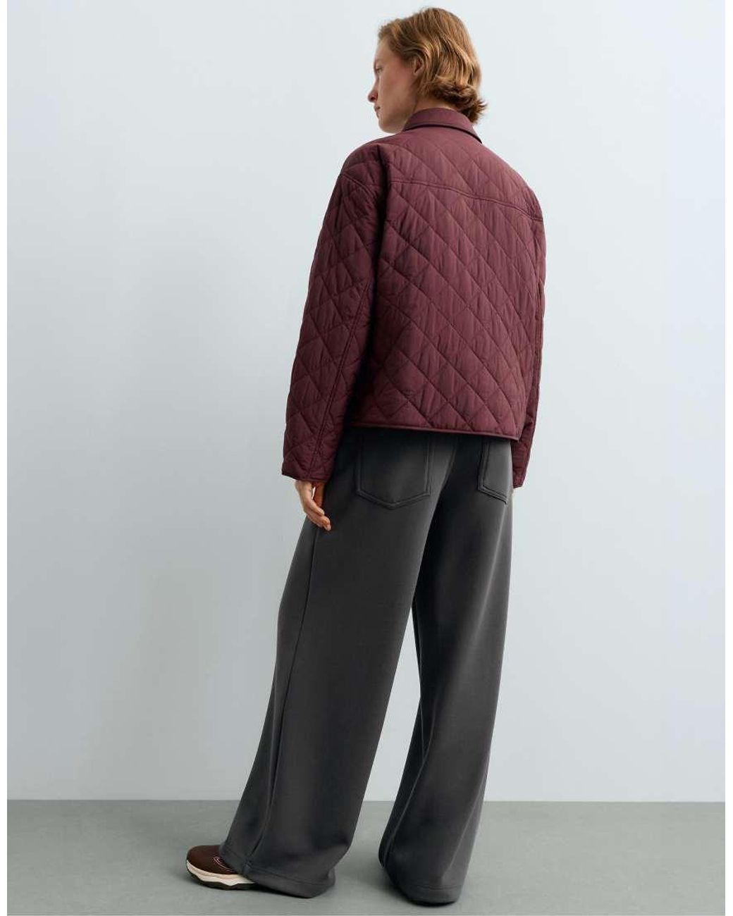 Oysho Black 5-pocket Wide-leg Trousers
