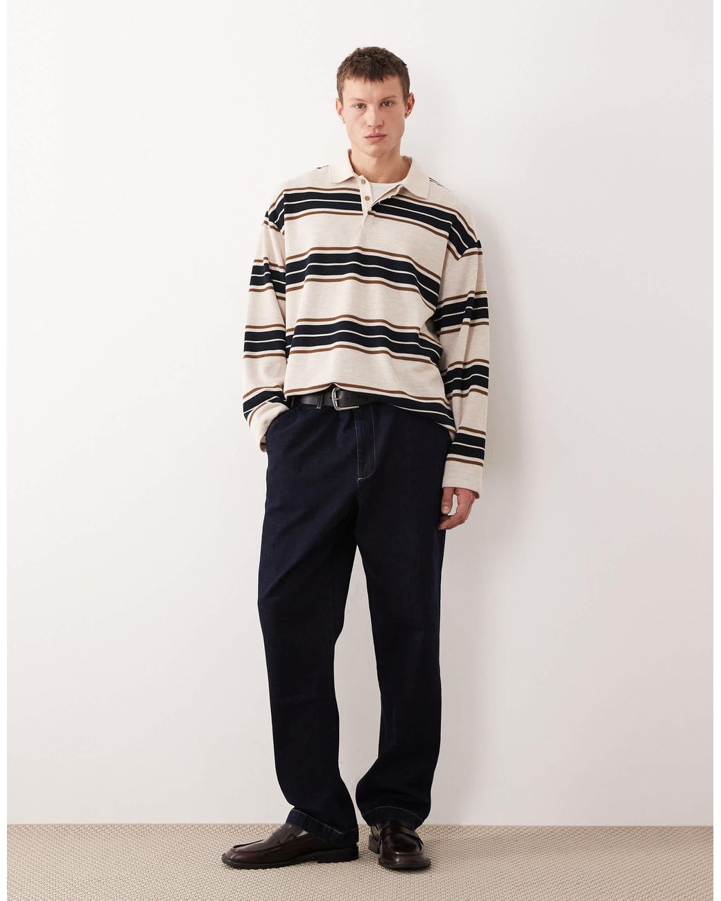 Polo ASOS pour homme en coloris Natural