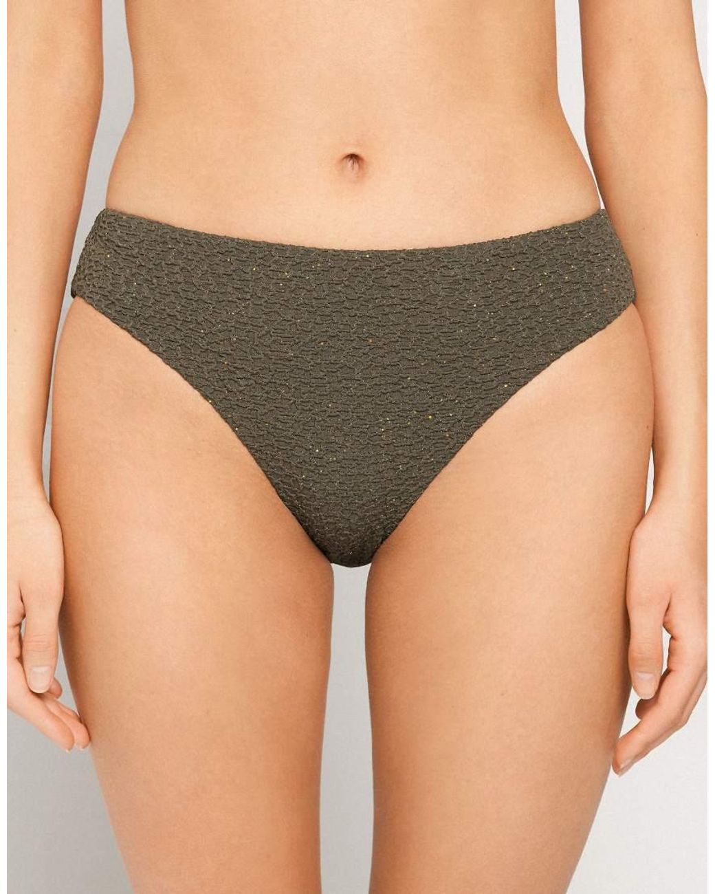 Tezenis Green Crinkle Dune Classic Bikini Bottoms