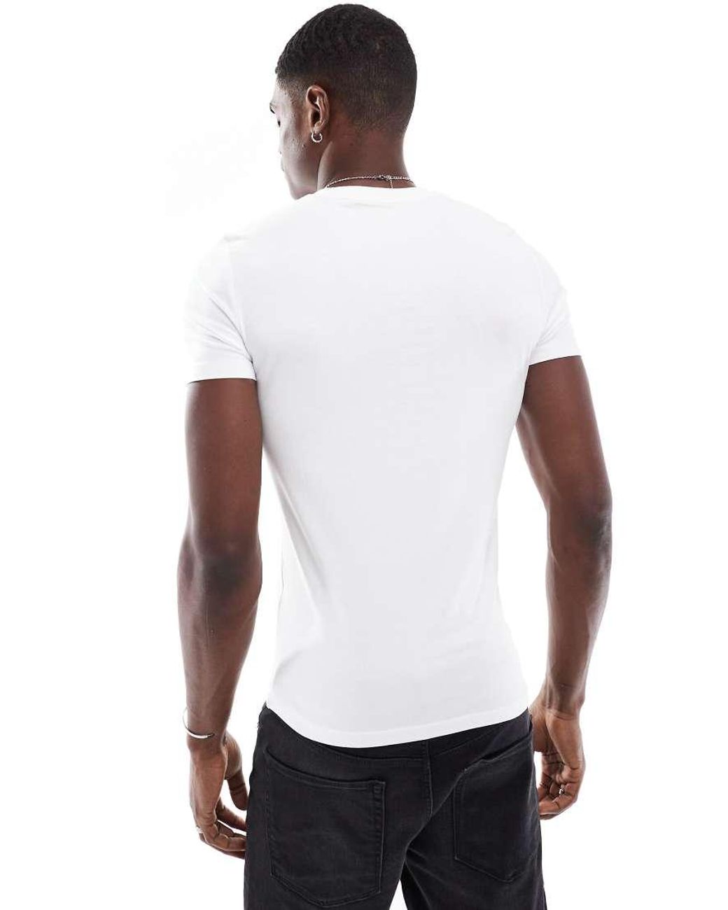 Pack De 2 Camisetas De Color Negro Y Blanco Básicas Ajustadas De ASOS de hombre de color Black