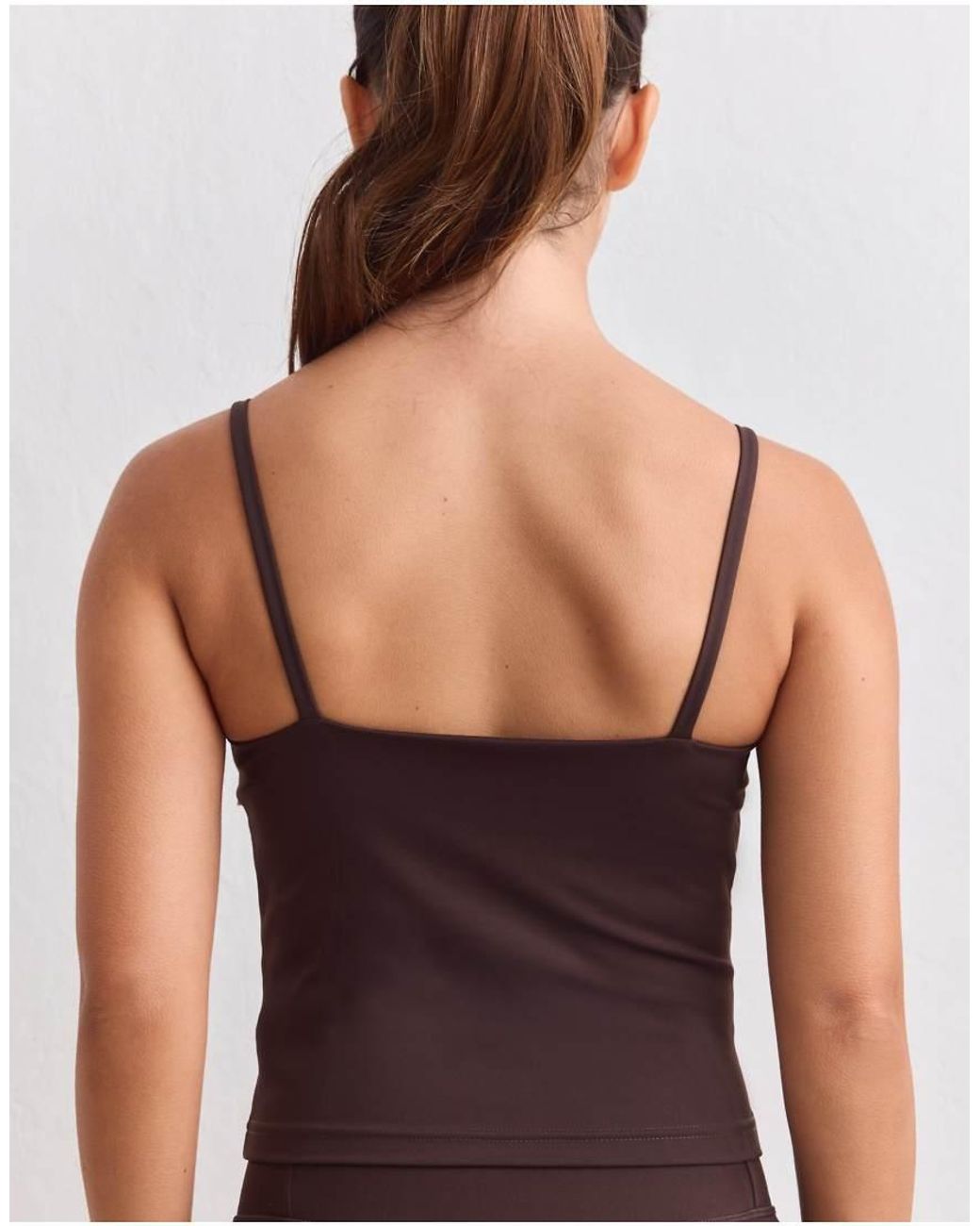 Aim'n Purple Chocolate Sculpting Strap Singlet
