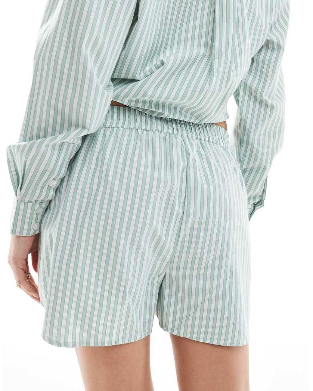 Brave Soul Blue Co-Ord Pull On Shorts