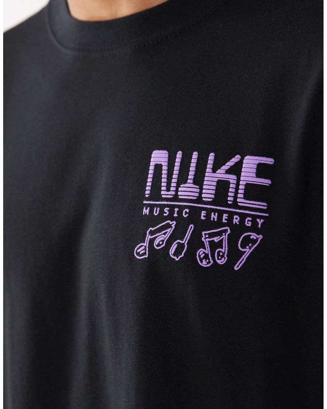 Nike Blue Swoosh Sounds Backprint T-Shirt for men