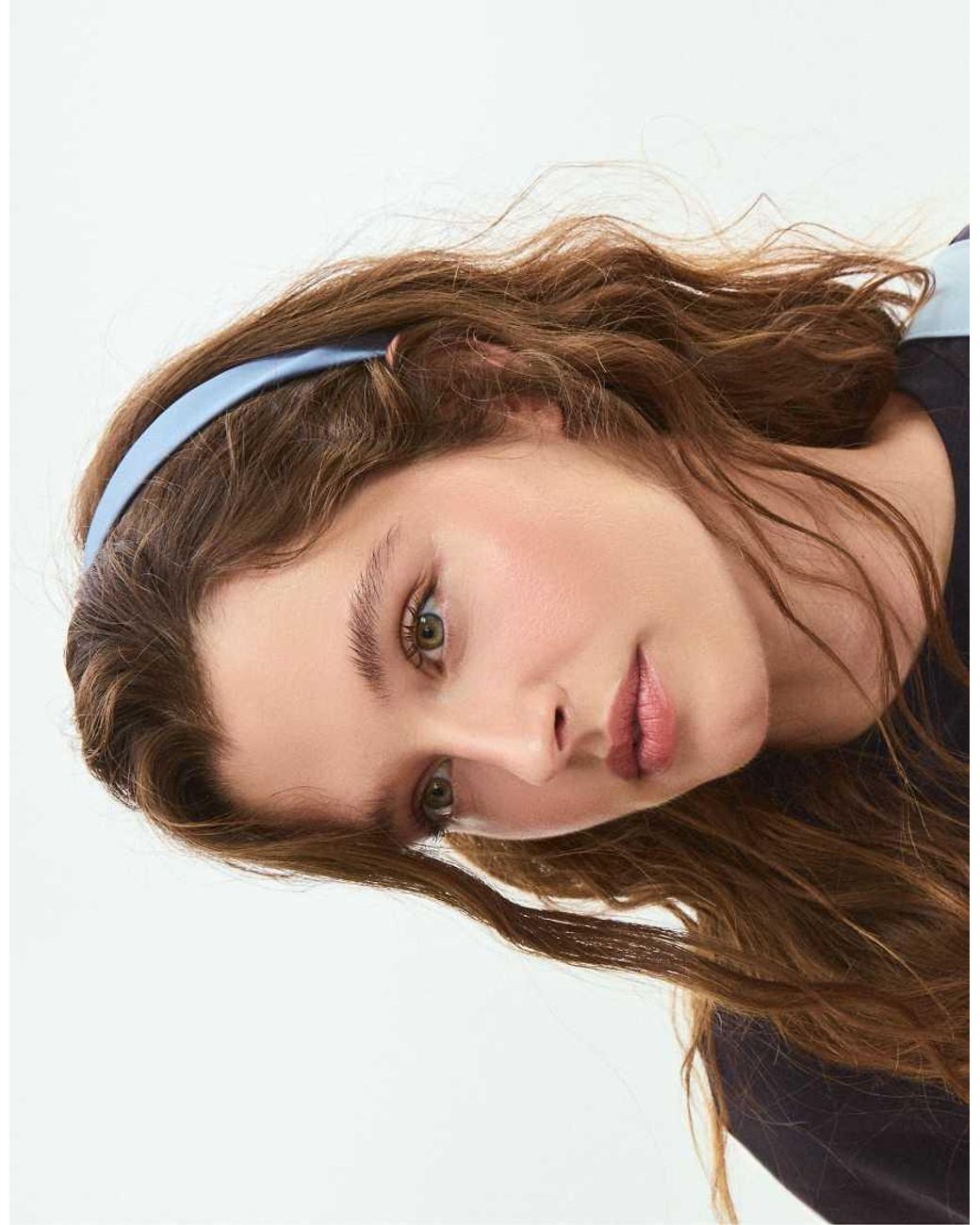 Stradivarius White Set Of 3 Elasticated Sports Fur Headbands