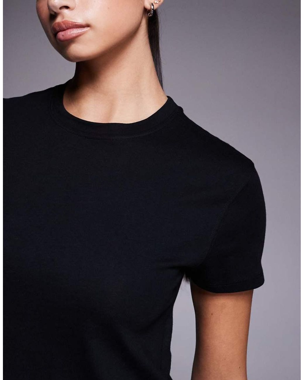 4505 Black Icon Cotton Boxy T-shirt With Quick Dry Finish