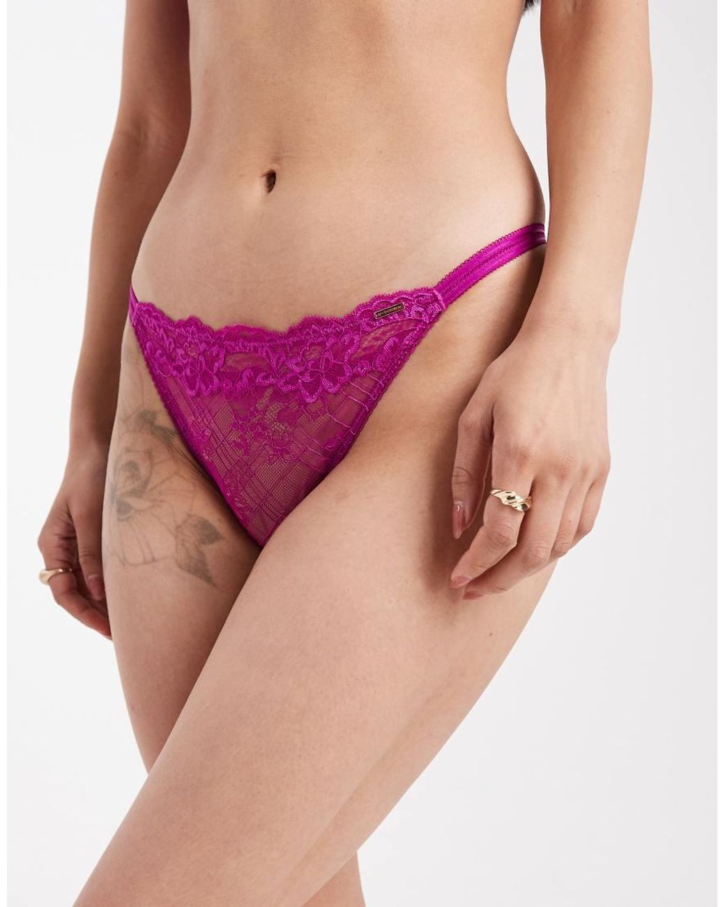 DORINA Pink Origins Lace String Thong