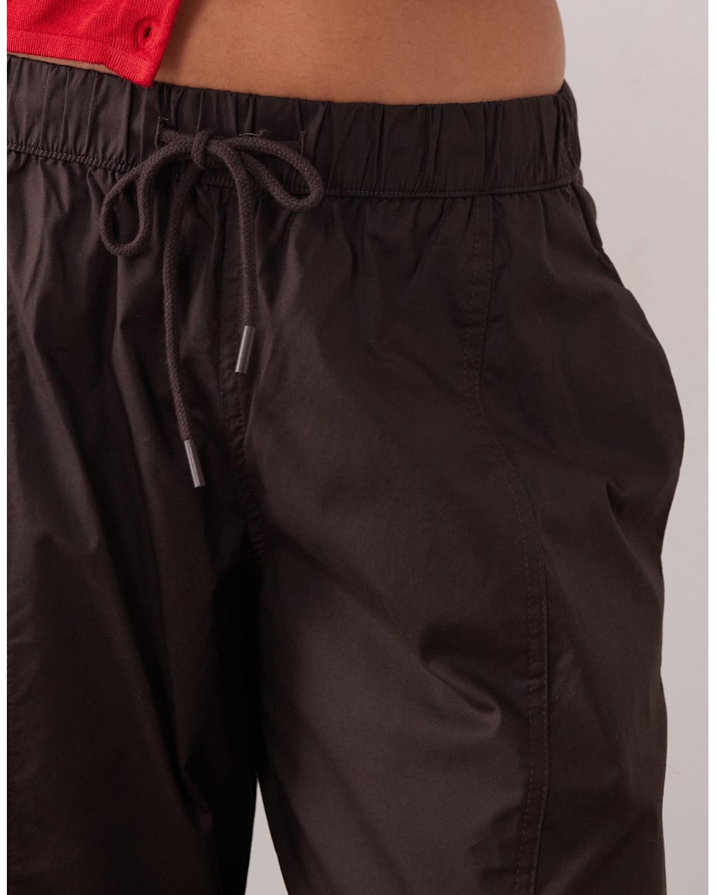 Cotton On Red Jackson Pull On Utility Pant