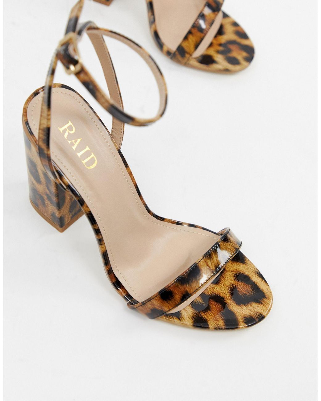 wide fit leopard print wedges