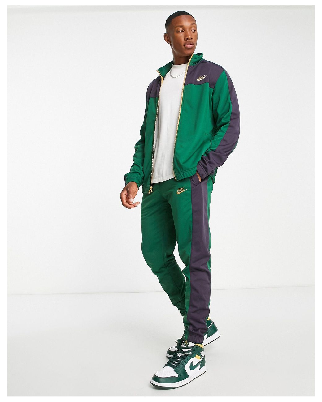 Nike Club Woven Tracksuit in Green for Men | Lyst UK