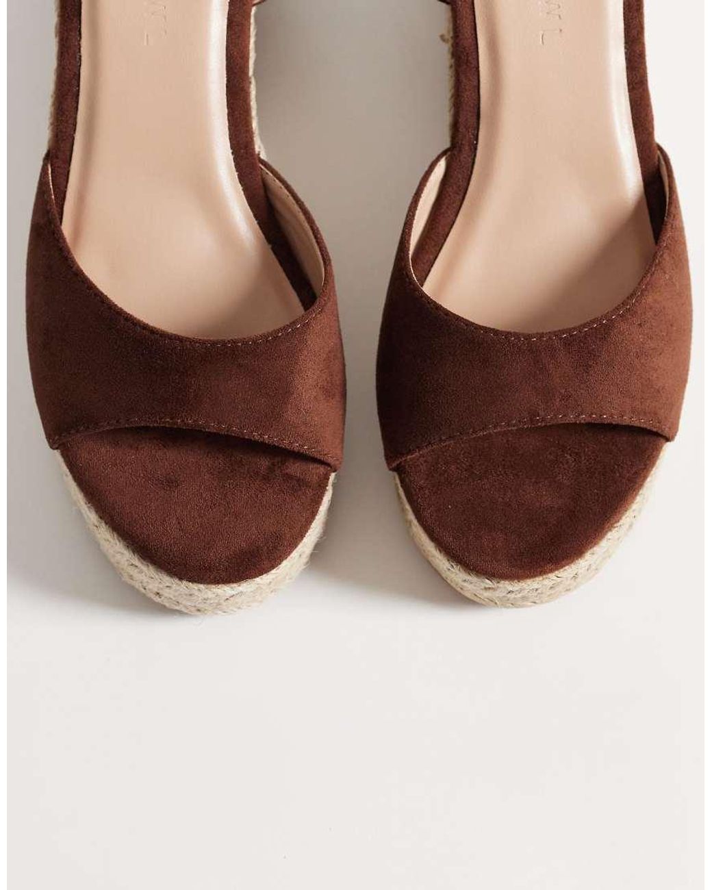 Espadrilles Marroni Con Zeppa di SEQWL in White